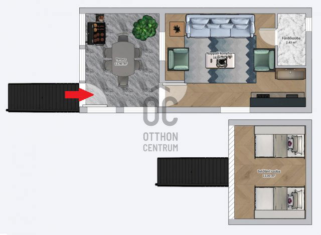 Eladó nyaraló, Muraszemenyén 24.5 M Ft, 1 szobás