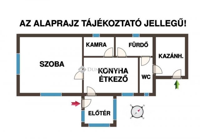 Eladó családi ház, Pándon 22.9 M Ft, 2 szobás