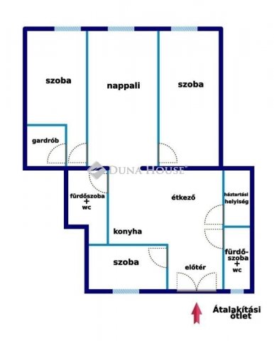 Eladó téglalakás, Budapesten, V. kerületben 189 M Ft, 2 szobás
