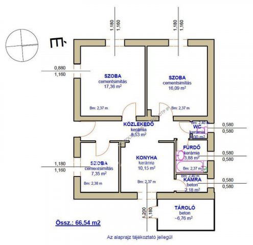 Eladó családi ház, Tiszaszőlősön 18.5 M Ft, 2+1 szobás