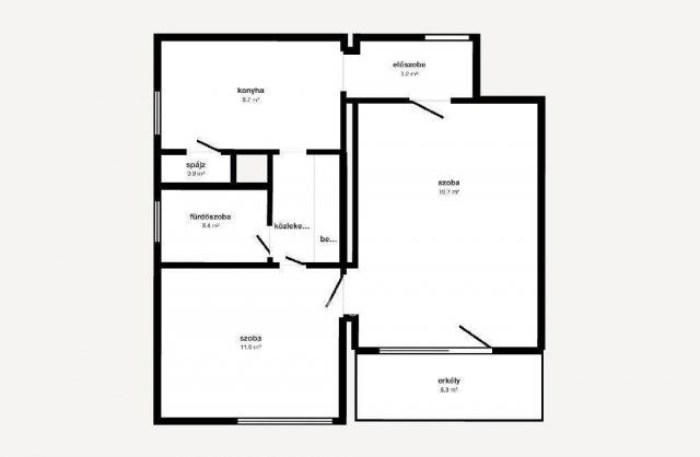 Eladó téglalakás, Miskolcon 27.9 M Ft, 2 szobás