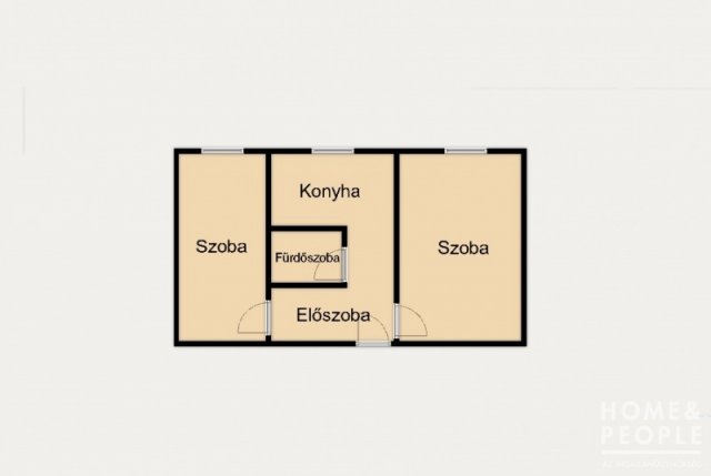 Eladó téglalakás, Makón 35 M Ft, 2 szobás