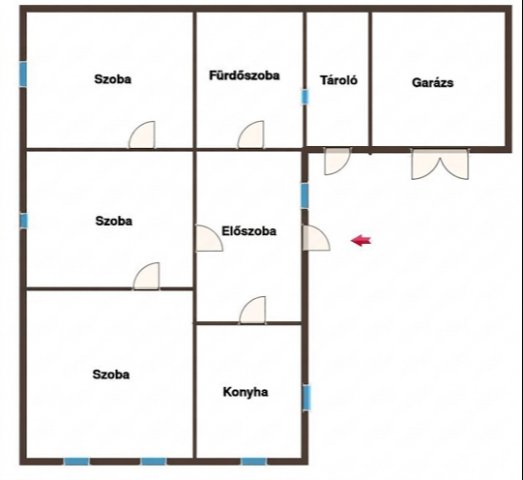 Eladó családi ház, Tiszakécskén 45 M Ft, 3 szobás