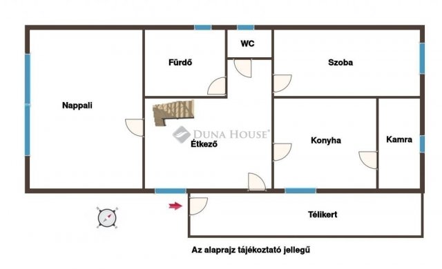 Eladó családi ház, Vasadon 76 M Ft, 4 szobás