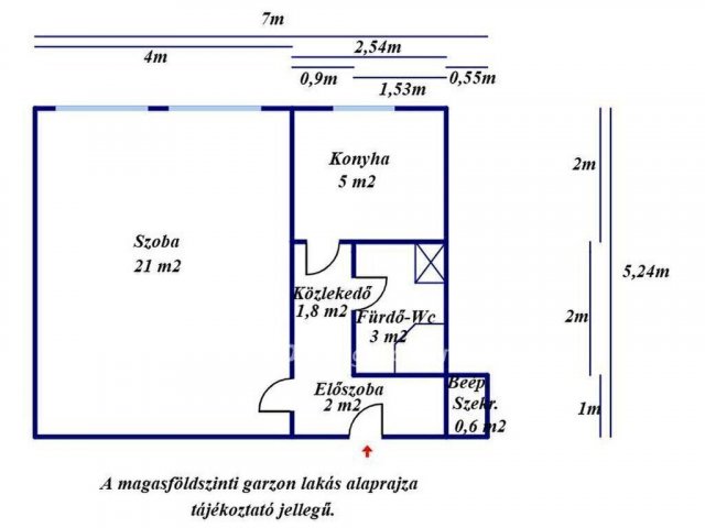 Eladó panellakás, Cegléden 36.9 M Ft, 1 szobás
