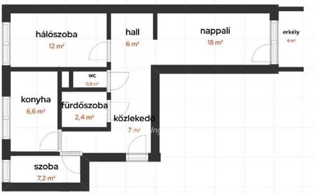 Eladó panellakás, Budapesten, XV. kerületben 79 M Ft, 2+1 szobás