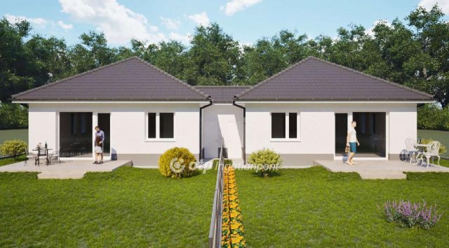 Eladó ikerház, Vácrátóton 105 M Ft, 4 szobás