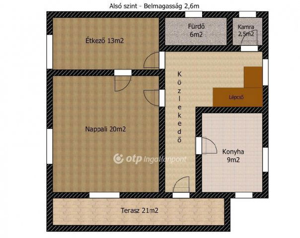 Eladó családi ház, Ráckeresztúron 94.99 M Ft, 4 szobás