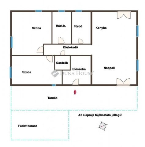 Eladó családi ház, Pócsmegyeren 94.9 M Ft, 3 szobás