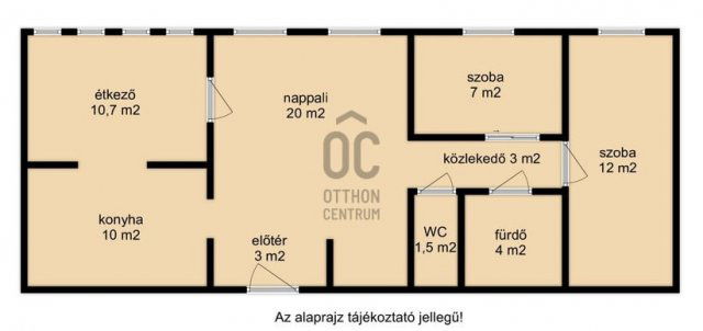 Eladó téglalakás, Nagykanizsán 56.9 M Ft, 3 szobás