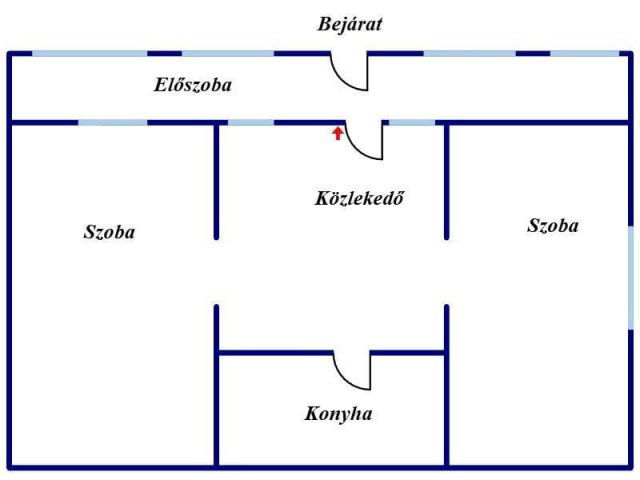 Eladó családi ház, Magyon 7 M Ft, 2 szobás