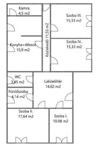 Eladó családi ház, Kápolnán 28.5 M Ft, 4 szobás