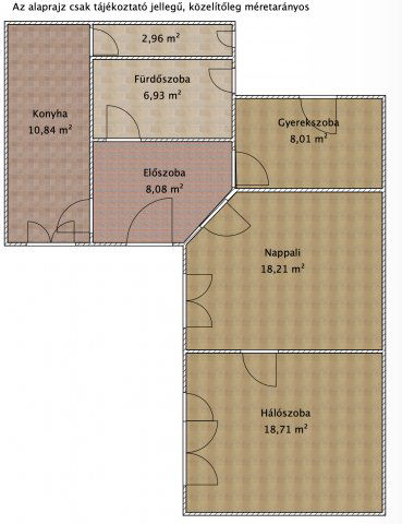 Eladó téglalakás, Budapesten, VI. kerületben 89.7 M Ft, 3 szobás