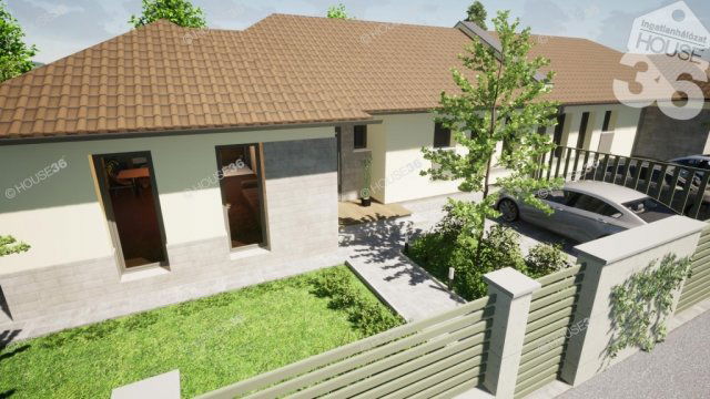 Eladó ikerház, Tahitótfalun 84.9 M Ft, 4 szobás