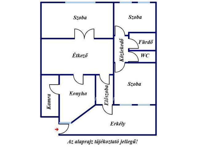 Eladó téglalakás, Szegeden 98 M Ft, 3 szobás
