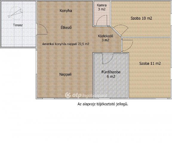 Eladó ikerház, Monoron 49.4 M Ft, 2+1 szobás