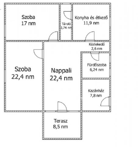 Eladó családi ház, Karakószörcsökön 37.9 M Ft, 2 szobás
