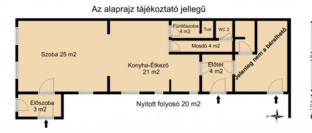 Kiadó családi ház, albérlet, Békéscsabán 80 E Ft / hó