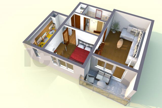 Eladó téglalakás, Szegeden 63 M Ft, 2 szobás