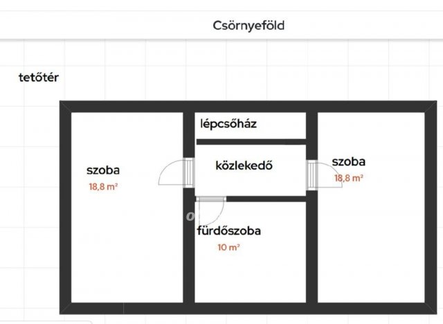 Eladó családi ház, Csörnyeföldön 31 M Ft, 3 szobás