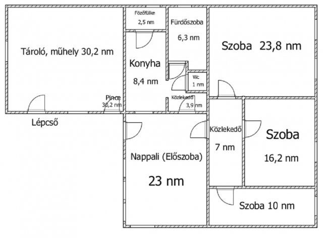 Eladó családi ház, Somlóvásárhelyen 26.9 M Ft, 2+1 szobás