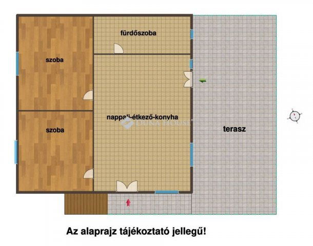 Eladó családi ház, Tóalmáson 54.9 M Ft, 3 szobás
