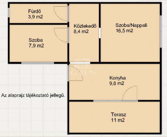 Eladó családi ház, Zalaegerszegen 43.5 M Ft, 1+1 szobás