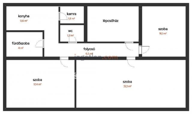 Eladó téglalakás, Szegeden 95 M Ft, 3 szobás