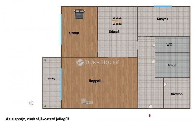 Eladó panellakás, Budapesten, IV. kerületben 74.9 M Ft, 2 szobás