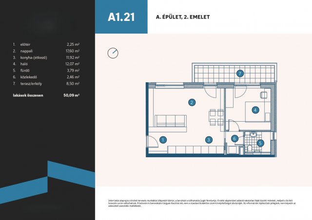 Eladó téglalakás, Vámosszabadin 51.89 M Ft, 2 szobás