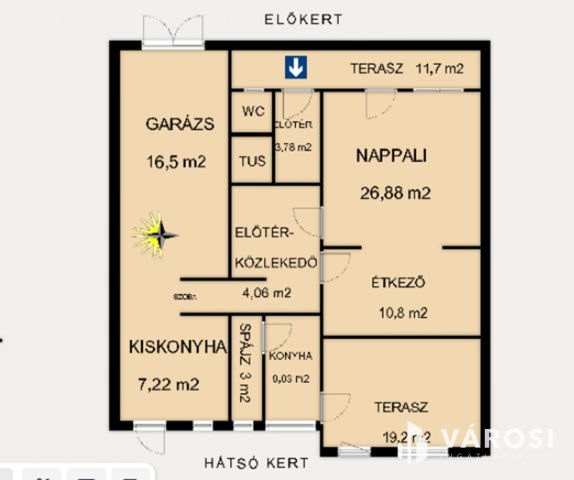 Eladó családi ház, Hódmezővásárhelyen 105 M Ft, 4 szobás