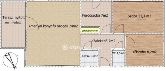 Eladó családi ház, Szigetszentmiklóson 75.5 M Ft, 2+1 szobás