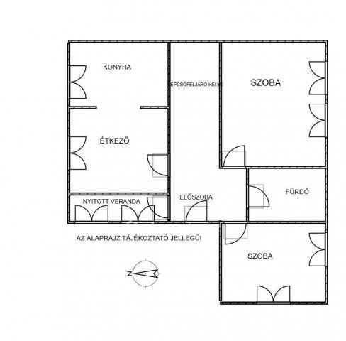 Eladó családi ház, Bakson 18.5 M Ft, 3 szobás
