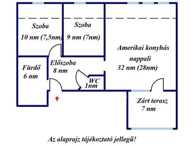 Eladó téglalakás, Gyulán 78 M Ft, 1+2 szobás