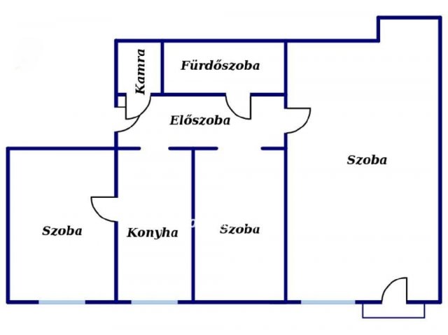 Eladó téglalakás, Kazincbarcikán 19.5 M Ft, 1+2 szobás