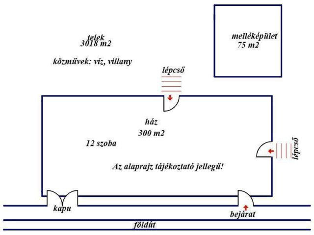 Eladó családi ház, Kecskeméten 50 M Ft, 12 szobás