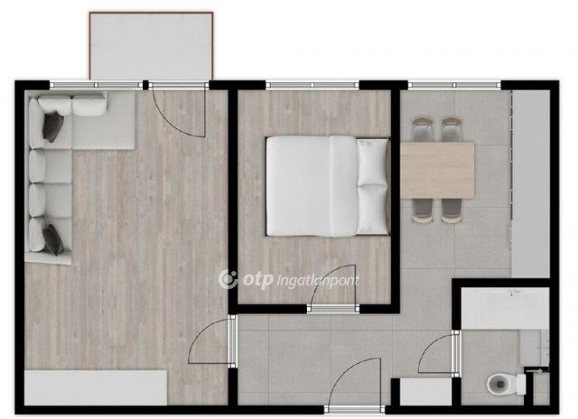 Eladó panellakás, Debrecenben 57.9 M Ft, 1 szobás