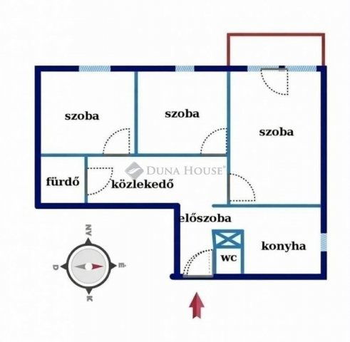 Eladó téglalakás, Pécsett 59.9 M Ft, 3 szobás