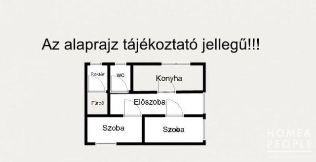 Eladó családi ház, Hódmezővásárhelyen 38 M Ft, 2 szobás