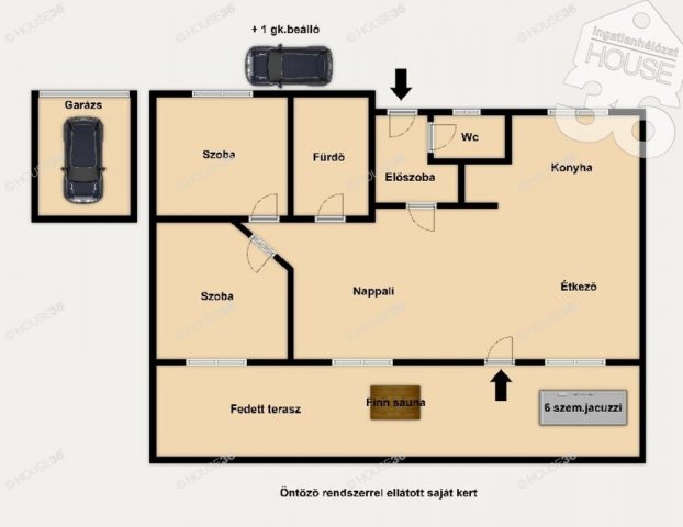Eladó családi ház, Kecskeméten 79.9 M Ft, 3 szobás