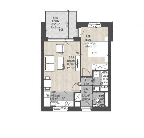 Eladó téglalakás, Budapesten, XIII. kerületben 91.887 M Ft