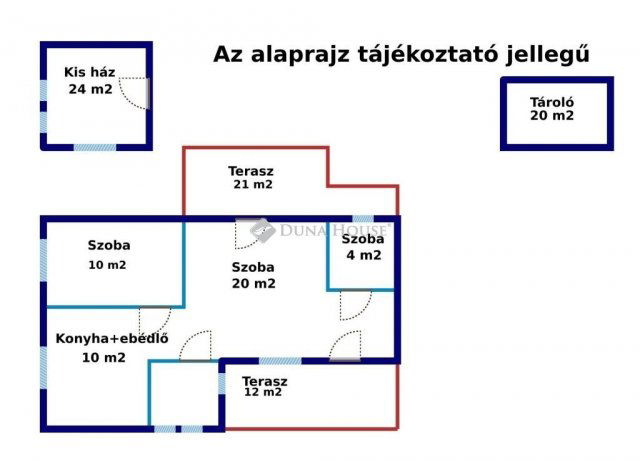 Eladó családi ház, Ráckevén 63 M Ft, 3+1 szobás
