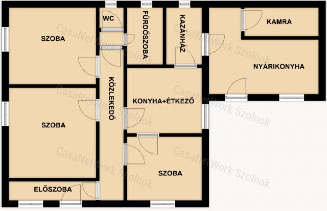Eladó családi ház, Kunhegyesen 18 M Ft, 3 szobás