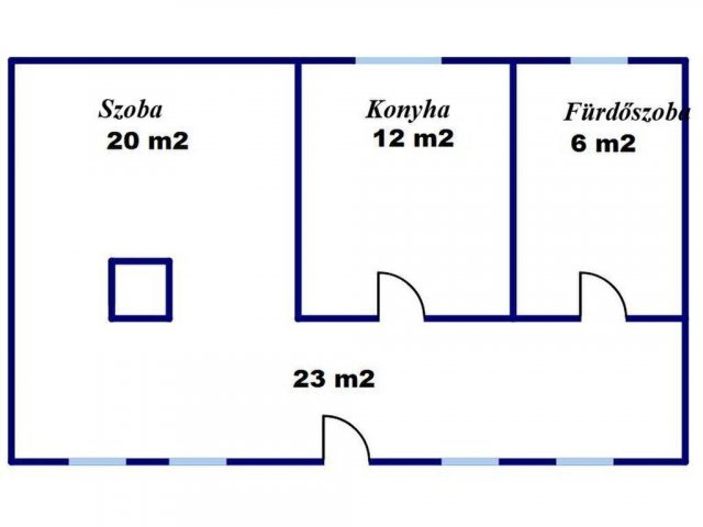 Eladó családi ház, Pécsett 52 M Ft, 1 szobás