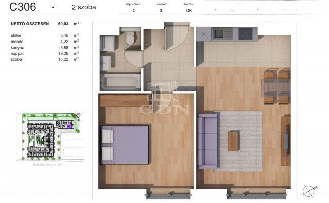 Eladó téglalakás, Budapesten, XIV. kerületben 80.5 M Ft