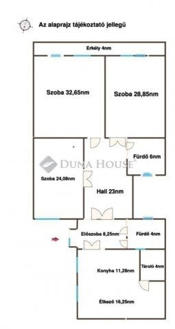 Eladó téglalakás, Budapesten, V. kerületben 170 M Ft, 3 szobás