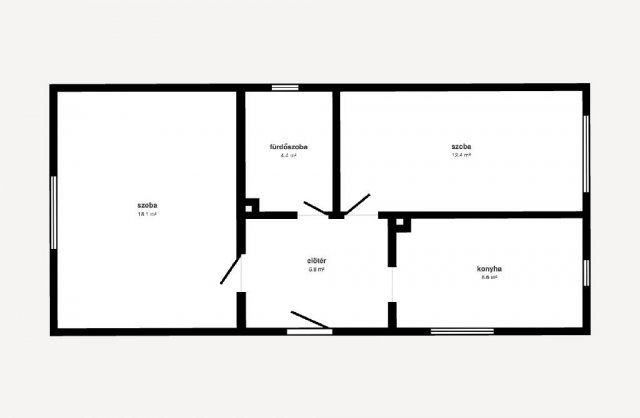 Eladó családi ház, Gyulaházán 15 M Ft, 2 szobás