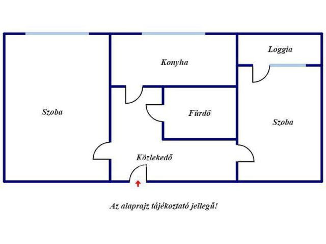 Eladó panellakás, Szegeden 43.9 M Ft, 2 szobás