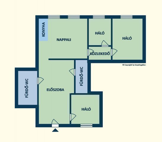 Eladó téglalakás, Budapesten, VII. kerületben, Erzsébet körúton