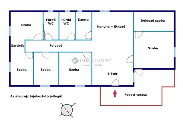 Eladó családi ház, Nyáregyházán 70 M Ft, 6 szobás